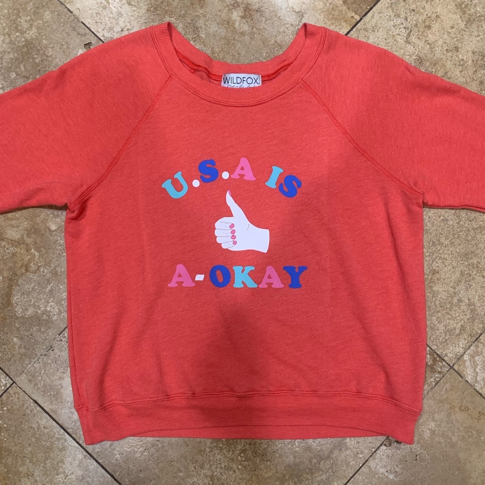 Wildfox Orange USA is A-okay